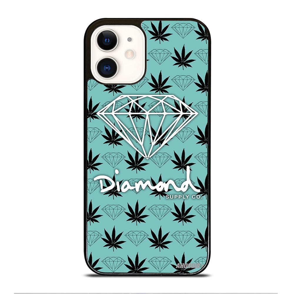 DIAMOND SUPPLY CO LOGO PATTERN iPhone 12 Case Cover