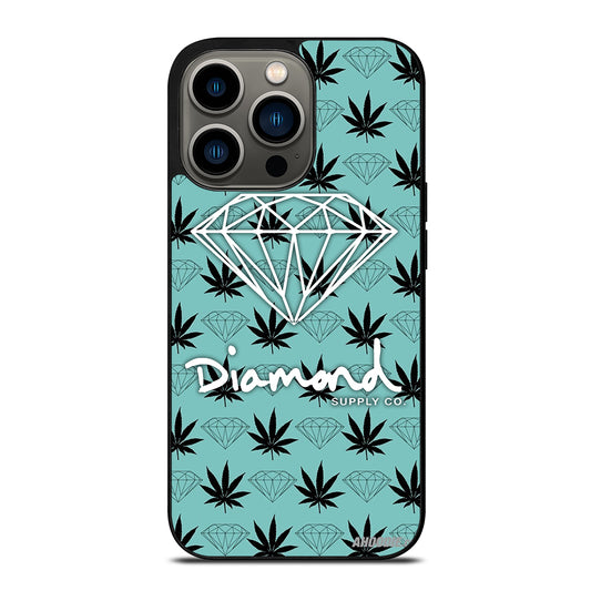 DIAMOND SUPPLY CO LOGO PATTERN iPhone 13 Pro Case Cover