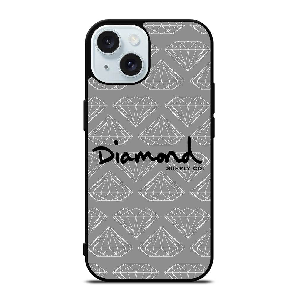 DIAMOND SUPPLY CO PATTERN iPhone 15 Case Cover