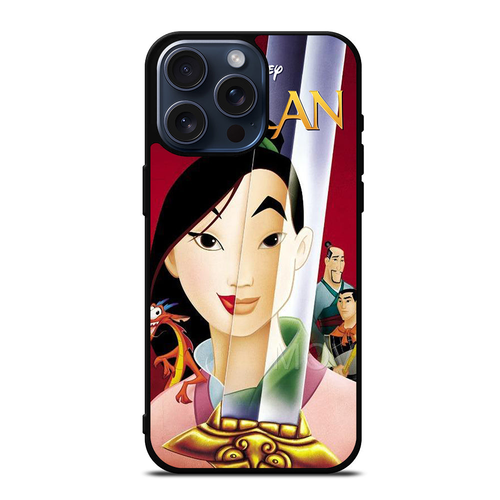 DISNEY PRINCESS MULAN CARTOON iPhone 15 Pro Max Case Cover