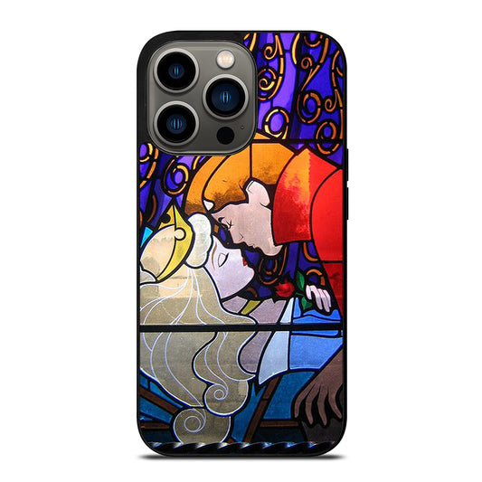 DISNEY SLEEPING BEAUTY STAINED GLASS 2 iPhone 13 Pro Case Cover