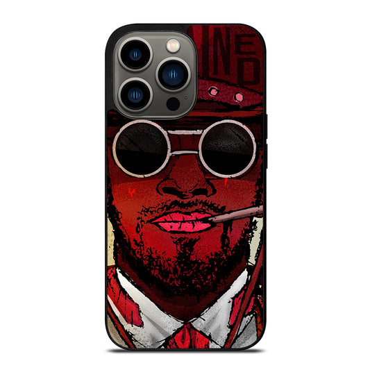 DJANGO UNCHAINED FACE ART iPhone 13 Pro Case Cover