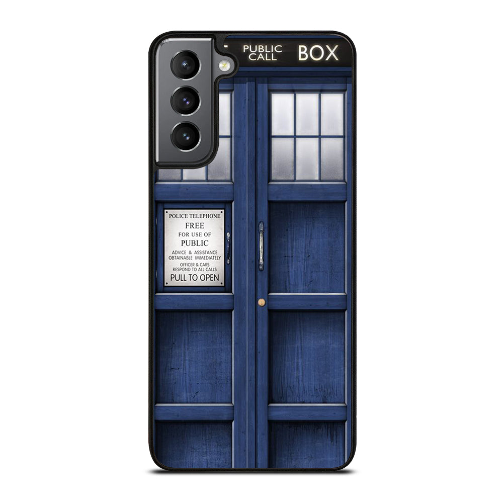 DOCTOR WHO TARDIS POLICE PUBLIC CALL BOX Samsung Galaxy S21 Plus Case Cover
