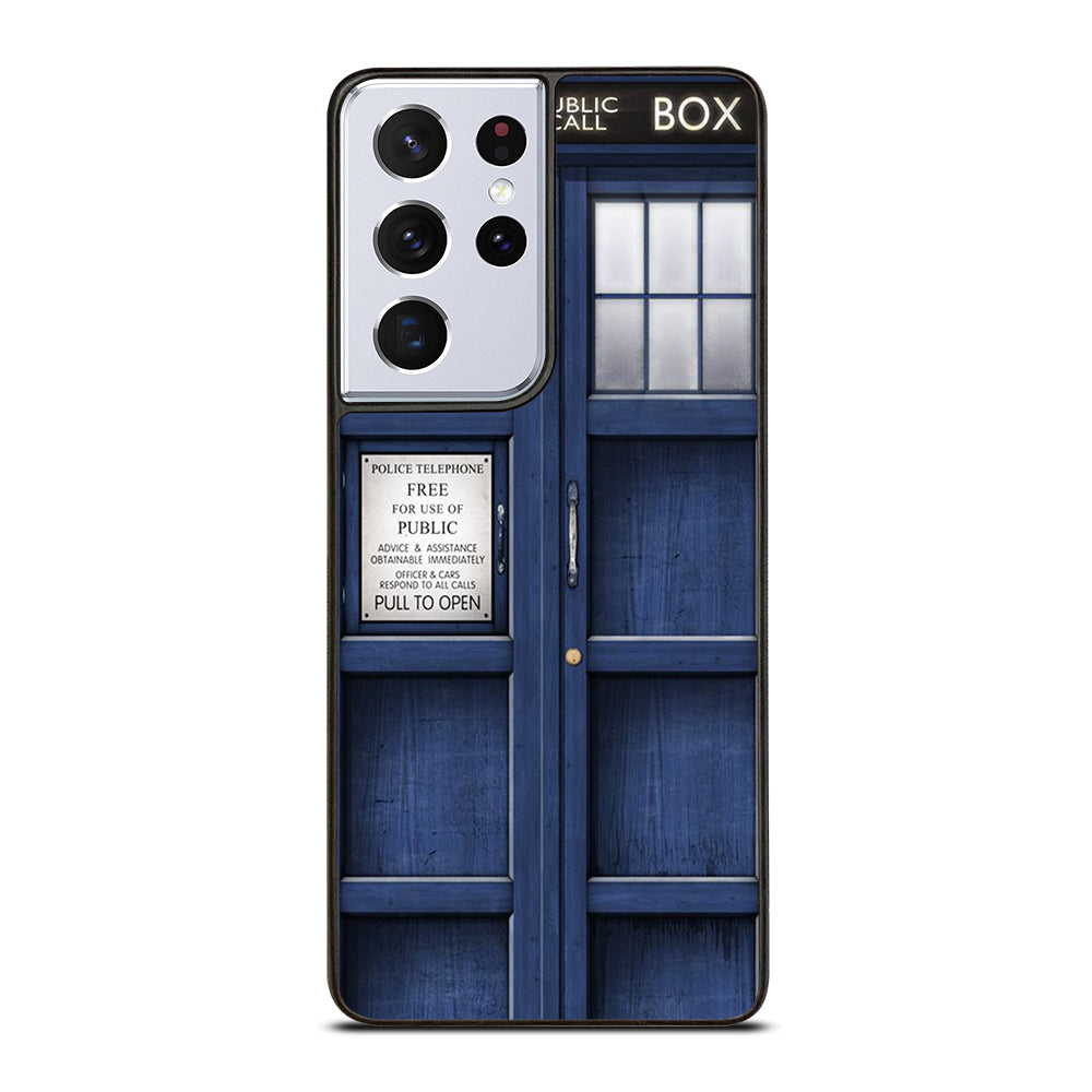 DOCTOR WHO TARDIS POLICE PUBLIC CALL BOX Samsung Galaxy S21 Ultra Case Cover