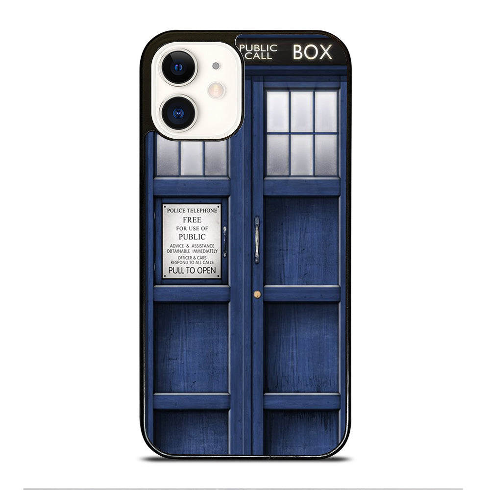 DOCTOR WHO TARDIS POLICE PUBLIC CALL BOX iPhone 12 Case Cover