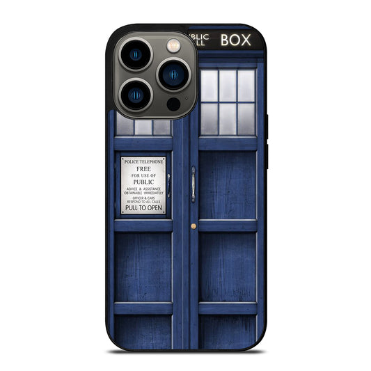 DOCTOR WHO TARDIS POLICE PUBLIC CALL BOX iPhone 13 Pro Case Cover