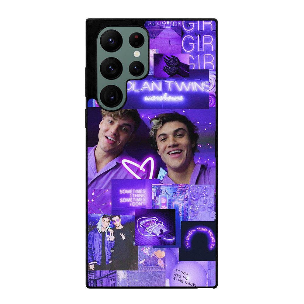 DOLAN TWINS PURPLE Samsung Galaxy S22 Ultra Case Cover