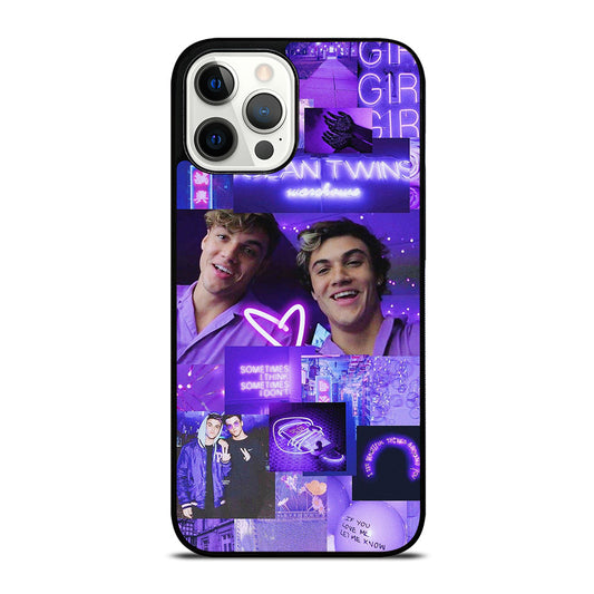 DOLAN TWINS PURPLE iPhone 12 Pro Max Case Cover
