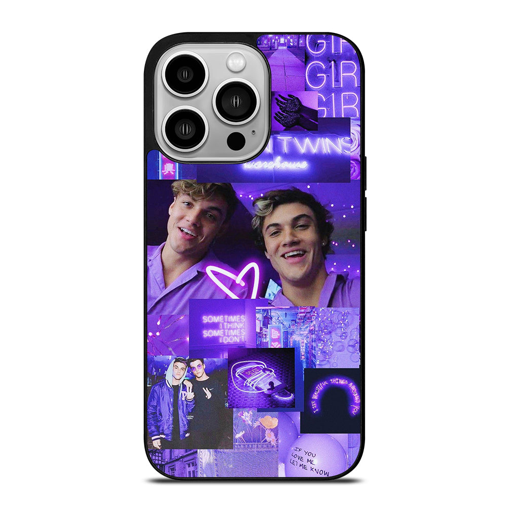 DOLAN TWINS PURPLE iPhone 14 Pro Case Cover