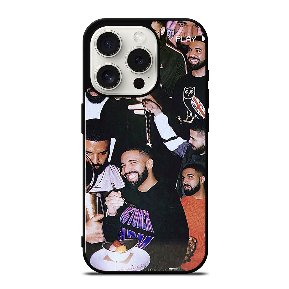 DRAKE RAPPER COLLAGE iPhone 15 Pro Case Cover