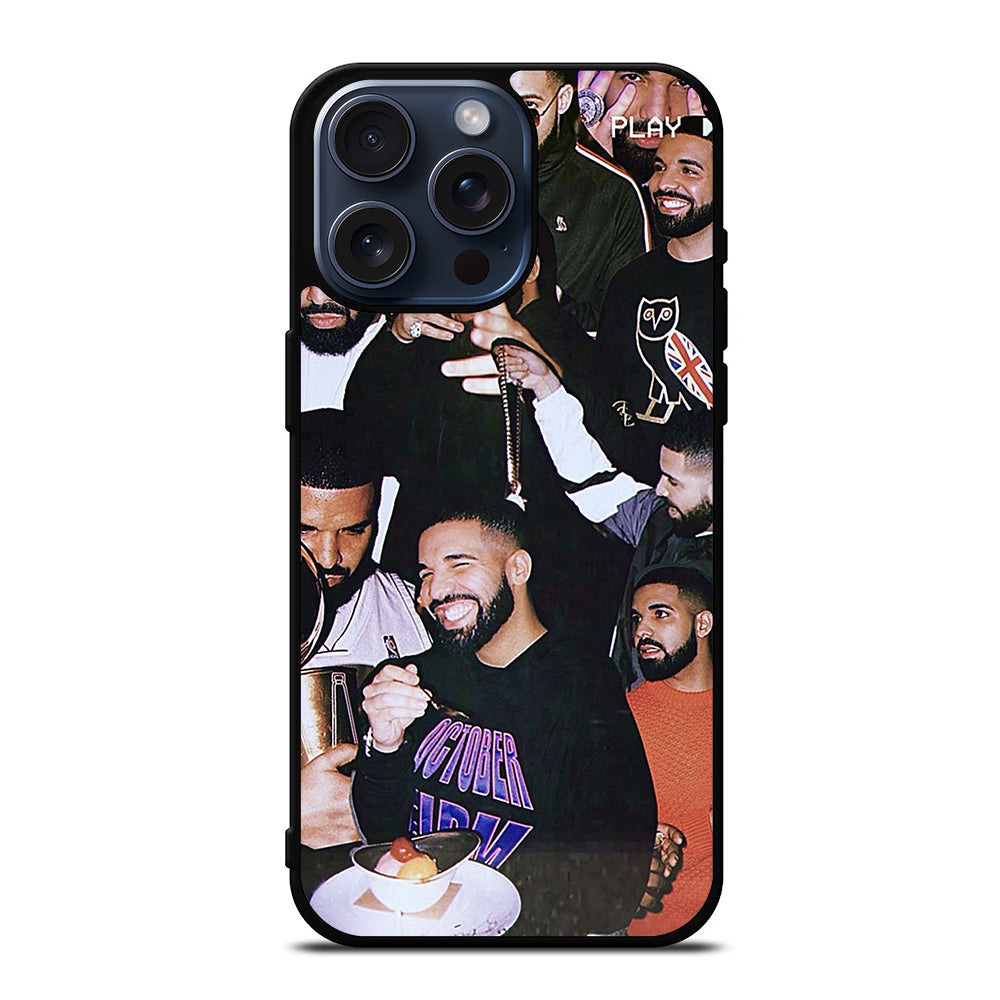 DRAKE RAPPER COLLAGE iPhone 15 Pro Max Case Cover
