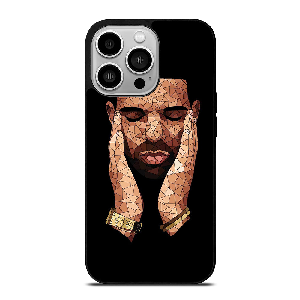 DRAKE RAPPER MOSAIC iPhone 14 Pro Case Cover