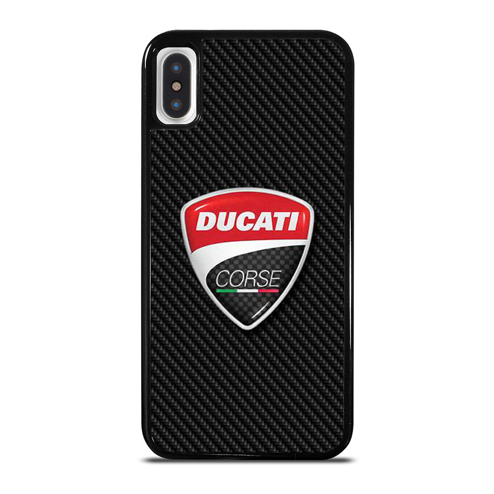 DUCATI CORSE CARBON LOGO iPhone X / XS Case Cover