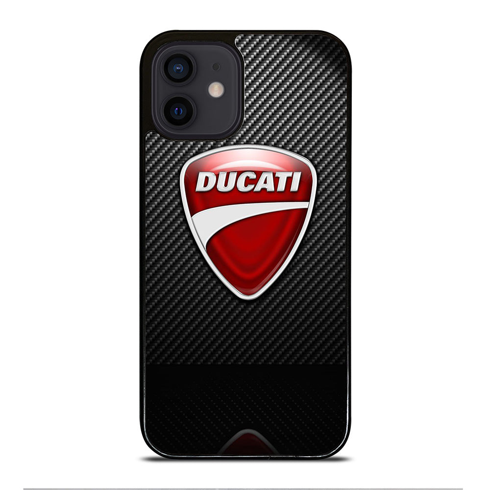 DUCATI CARBON LOGO iPhone 12 Mini Case Cover