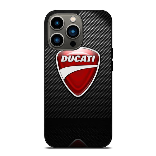 DUCATI CARBON LOGO iPhone 13 Pro Case Cover