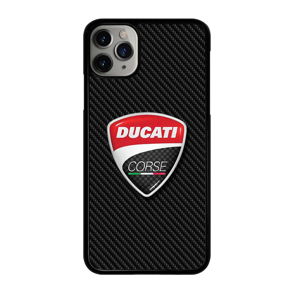 DUCATI CORSE CARBON LOGO iPhone 11 Pro Max Case Cover