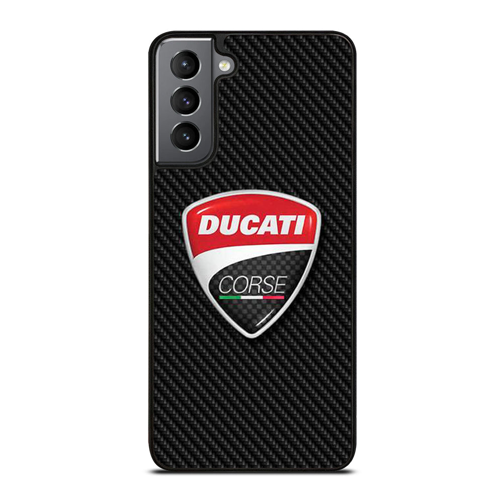 DUCATI CORSE CARBON LOGO Samsung Galaxy S21 Plus Case Cover