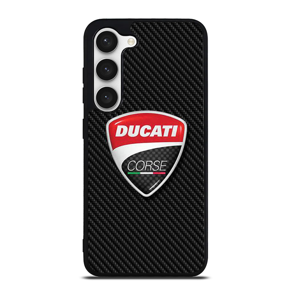 DUCATI CORSE CARBON LOGO Samsung Galaxy S23 Case Cover