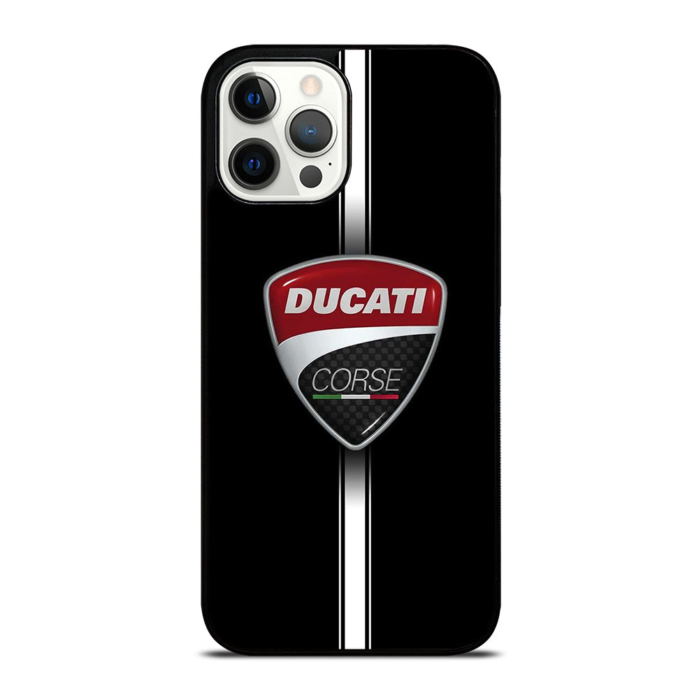 DUCATI CORSE STRIPE LOGO iPhone 12 Pro Max Case Cover