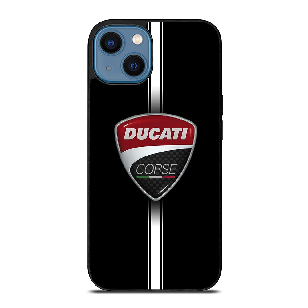 DUCATI CORSE STRIPE LOGO iPhone 14 Case Cover