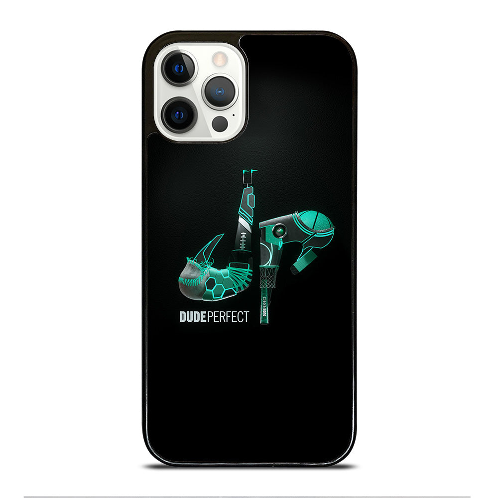 DUDE PERFECT BLACK LOGO iPhone 12 Pro Case Cover
