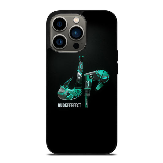 DUDE PERFECT BLACK LOGO iPhone 13 Pro Case Cover