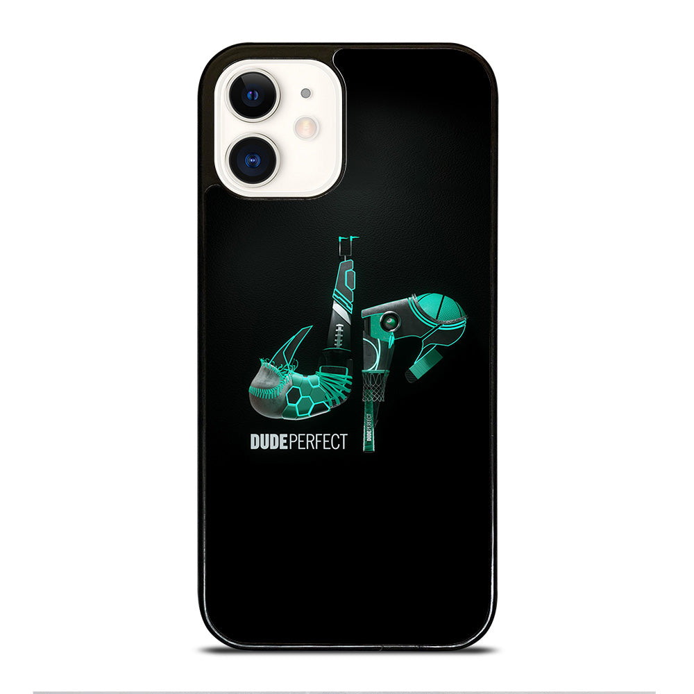 DUDE PERFECT BLACK LOGO iPhone 12 Case Cover