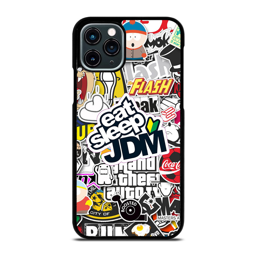 EAT SLEEP JDM STICKER iPhone 11 Pro Case Cover