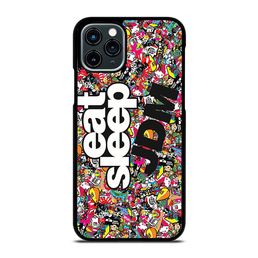 EAT SLEEP JDM STICKER BOMB iPhone 11 Pro Case Cover