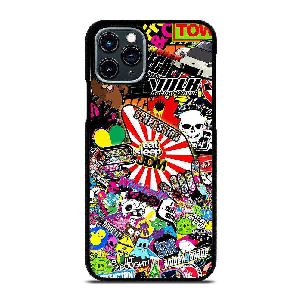 EAT SLEEP JDM STICKER BOMB 2 iPhone 11 Pro Case Cover