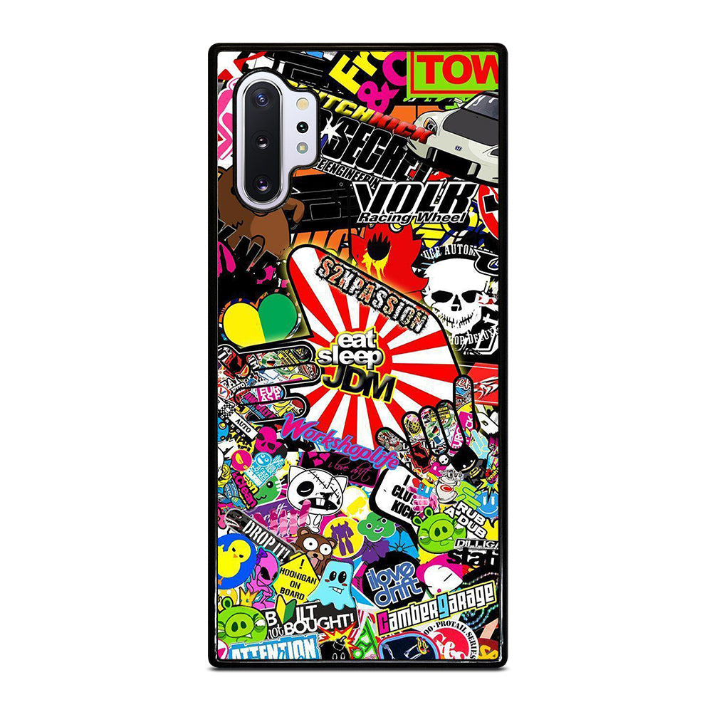EAT SLEEP JDM STICKER BOMB 2 Samsung Galaxy Note 10 Plus Case Cover
