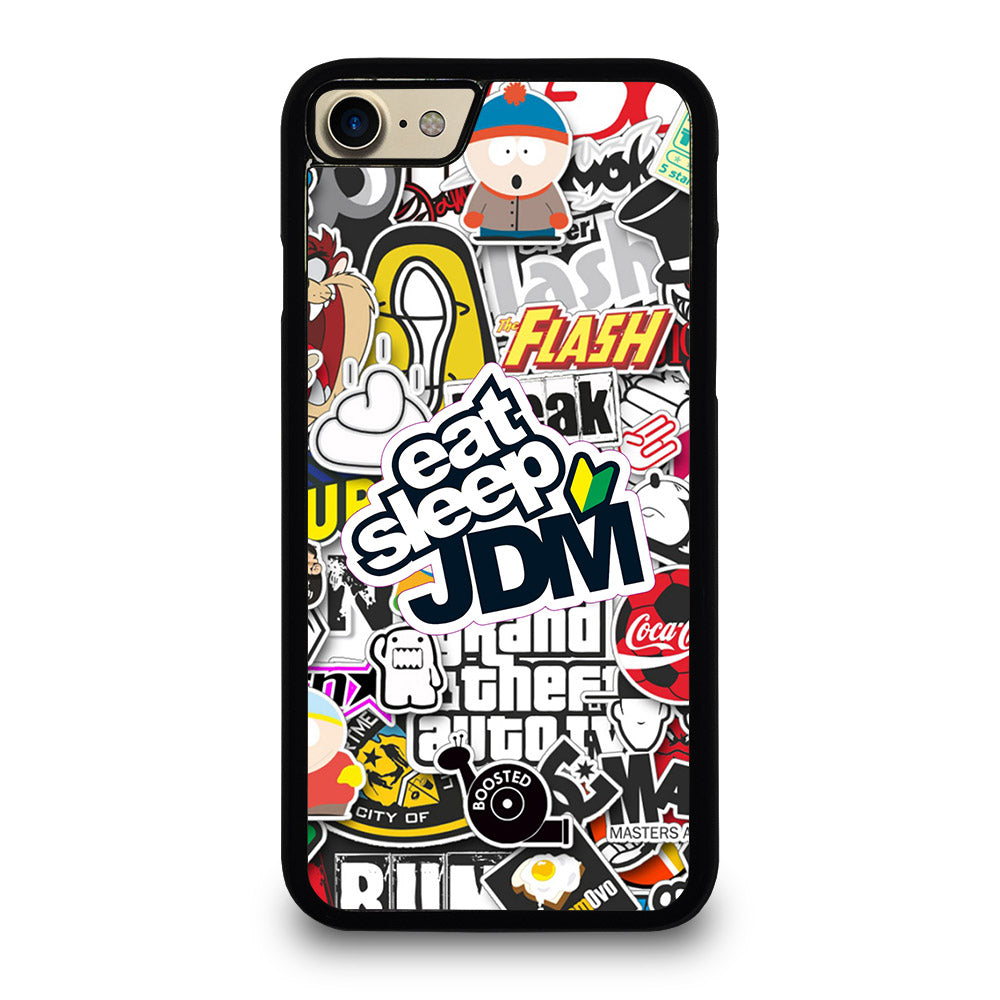 EAT SLEEP JDM STICKER iPhone 7 / 8 Case Cover