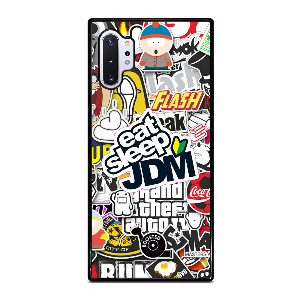 EAT SLEEP JDM STICKER Samsung Galaxy Note 10 Plus Case Cover