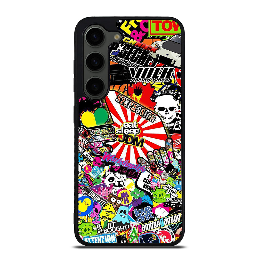 EAT SLEEP JDM STICKER BOMB 2 Samsung Galaxy S23 Plus Case Cover