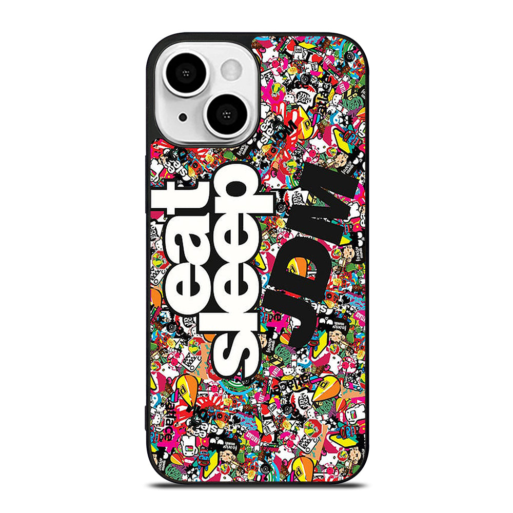 EAT SLEEP JDM STICKER BOMB iPhone 13 Mini Case Cover