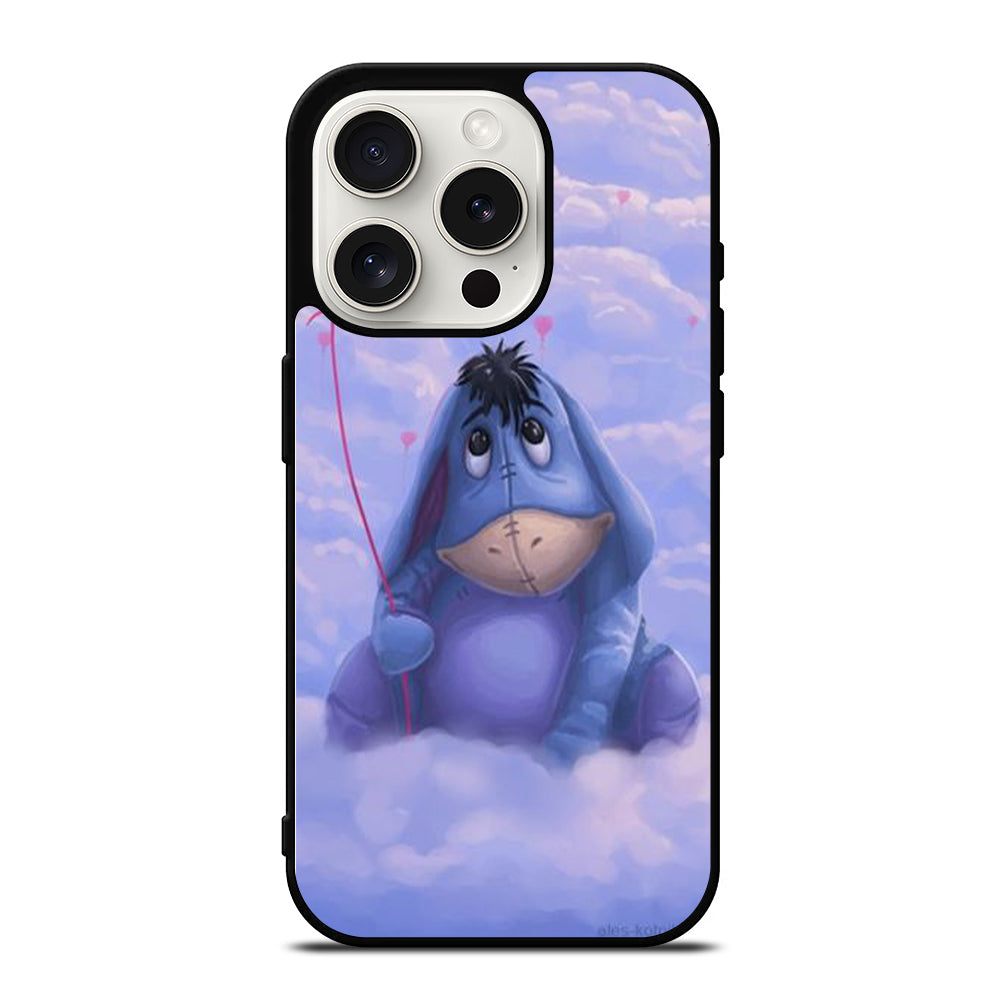 EEYORE DONKEY BALLOON CARTOON iPhone 15 Pro Case Cover