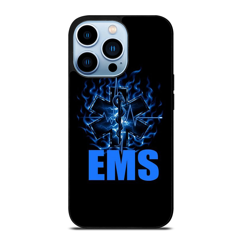 EMT EMS MEDICAL BLACK LOGO iPhone 13 Pro Max Case Cover