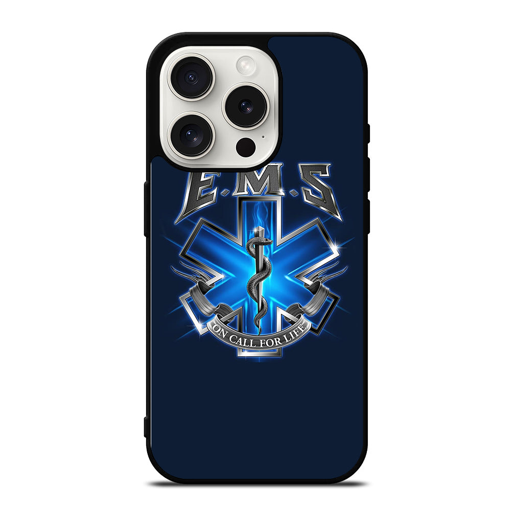 EMT EMS MEDICAL ON CALL FOR LIFE iPhone 15 Pro Case Cover