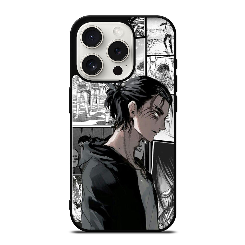 EREN YEAGER ATTACK ON TITAN COMIC iPhone 15 Pro Case Cover