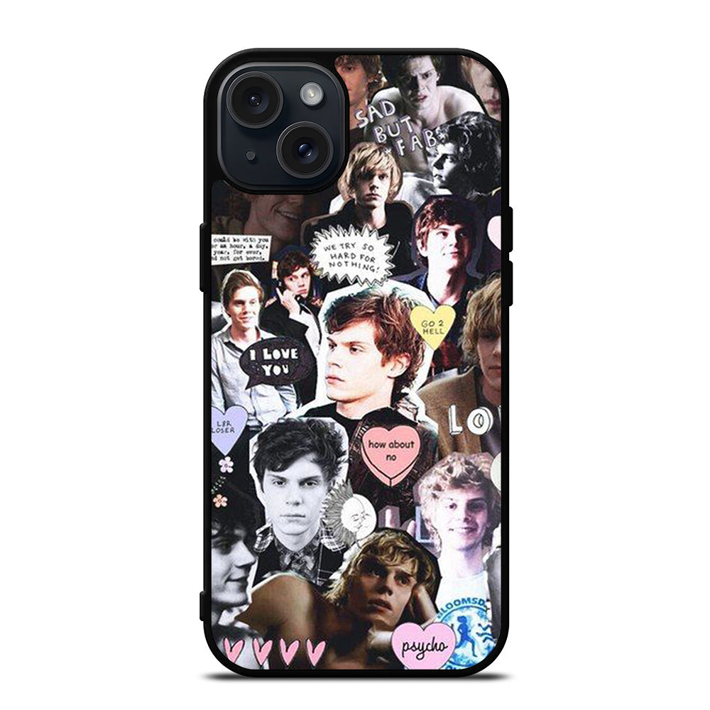 EVAN PETERS COLLAGE NEW iPhone 15 Plus Case Cover