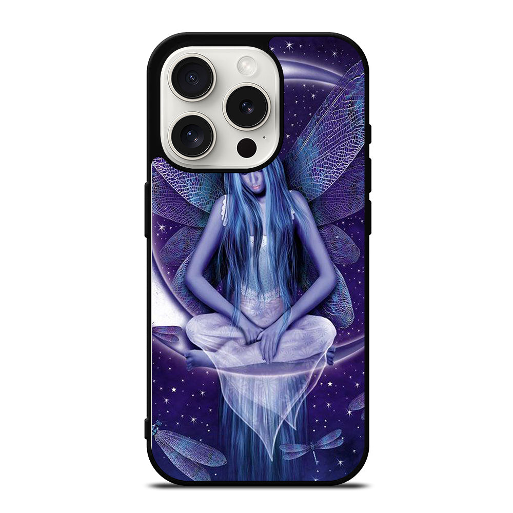 FAIRY DRAGONFLIES MOON iPhone 15 Pro Case Cover