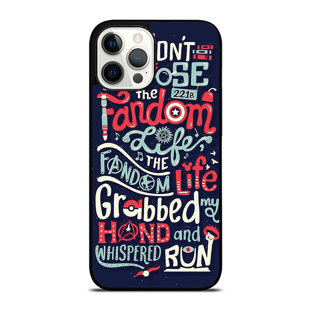 FANDOM LIFE iPhone 12 Pro Max Case Cover