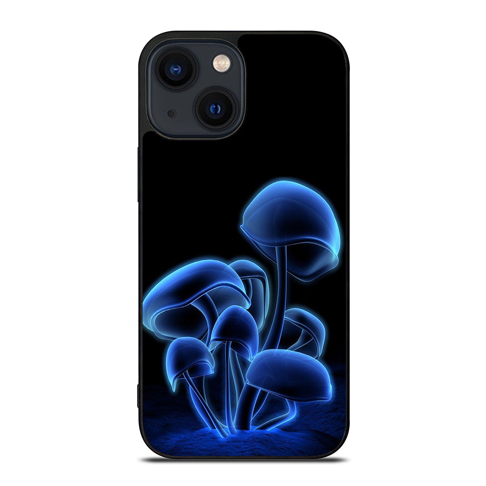 FANTASIA BLUE MUSHROOM ART iPhone 14 Plus Case Cover