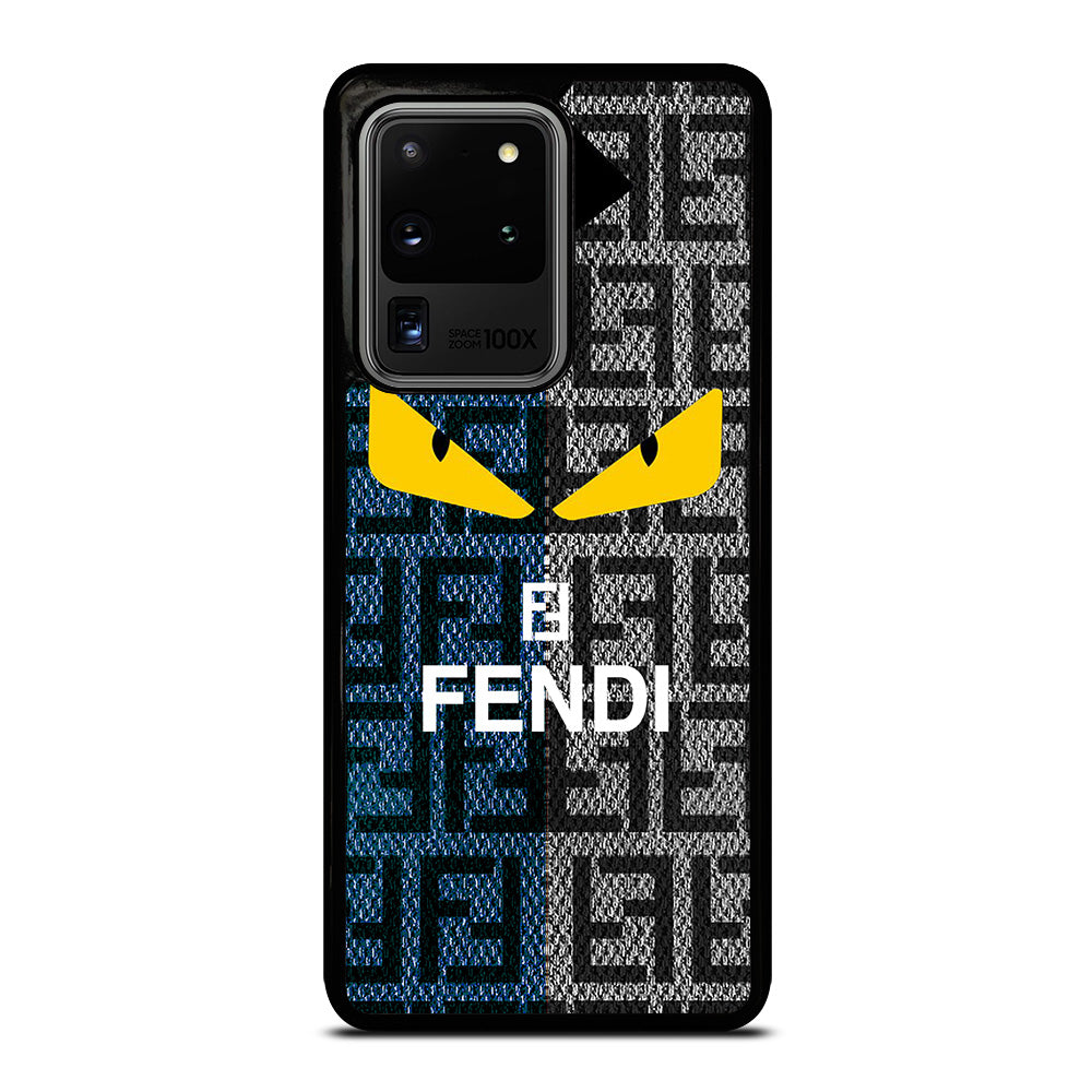 FENDI ROMA BLUE GRAY PATTERN Samsung Galaxy S20 Ultra Case Cover