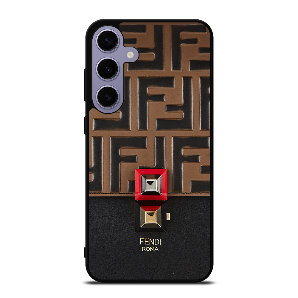 FENDI ROMA BROWN PATTERN Samsung Galaxy S24 Plus Case Cover