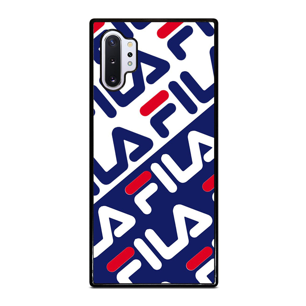 FILA PATTERN LOGO Samsung Galaxy Note 10 Plus Case Cover