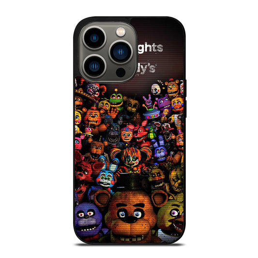 FIVE NIGHTS AT FREDDY'S ALL FNAF CHARACTERS iPhone 13 Pro Case Cover