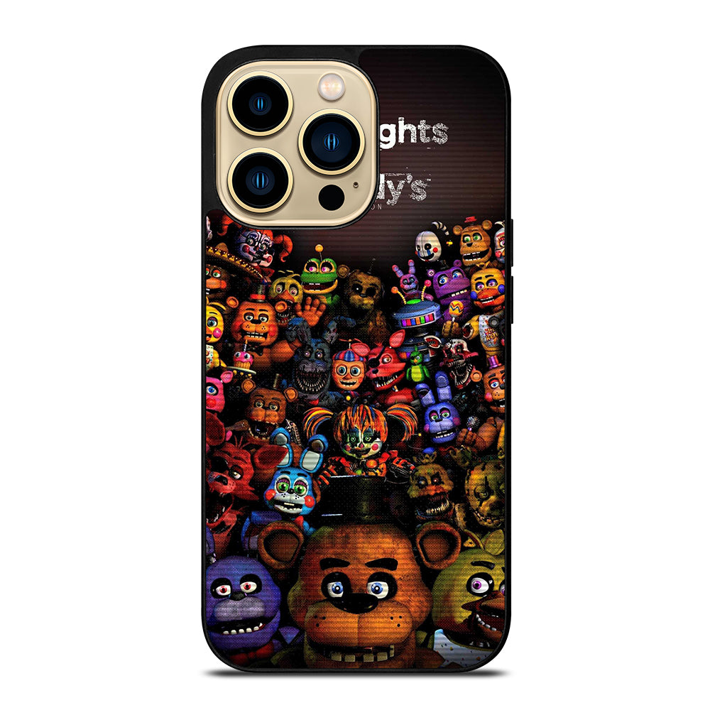 FIVE NIGHTS AT FREDDY'S ALL FNAF CHARACTERS iPhone 14 Pro Max Case Cover
