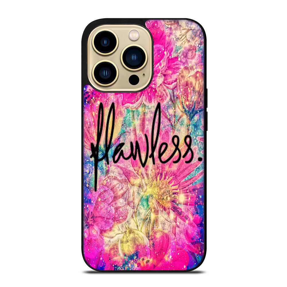 FLAWLESS FLOWER LOGO iPhone 14 Pro Max Case Cover