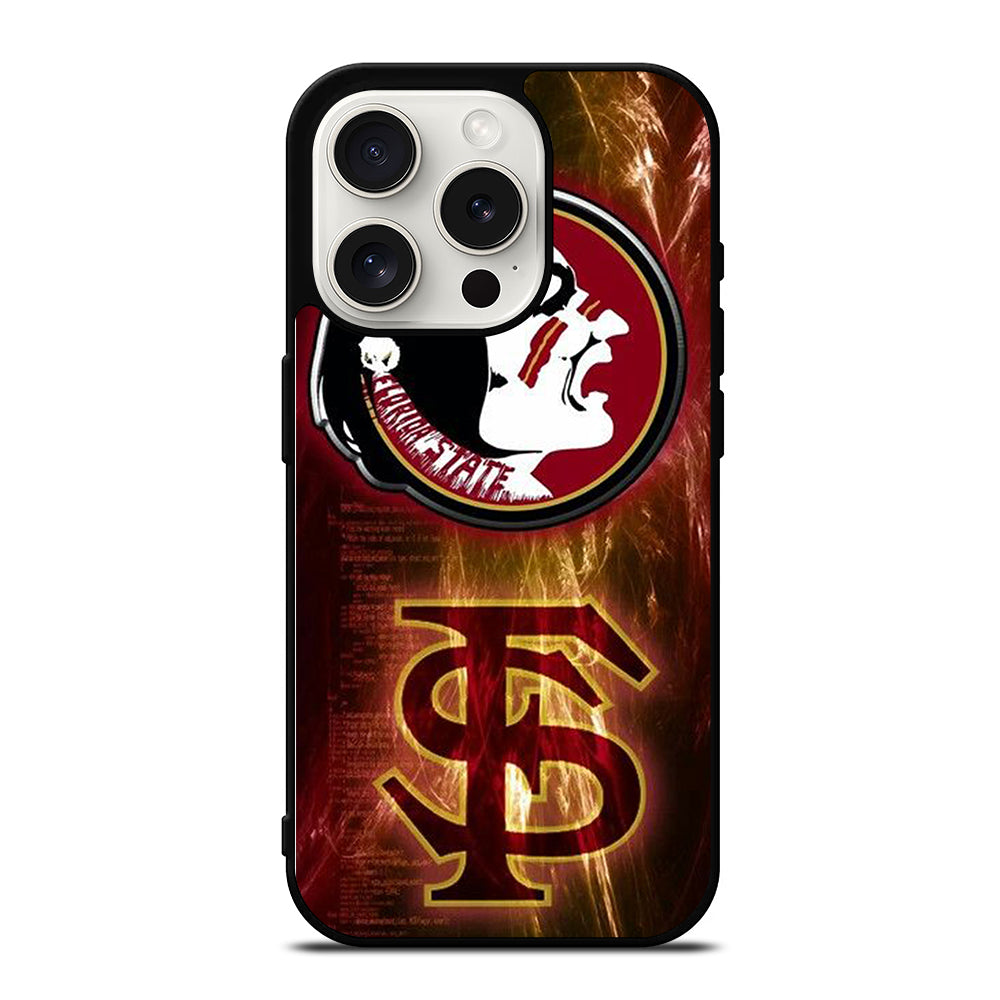 FLORIDA STATE FSU FOOTBALL LOGO iPhone 15 Pro Case Cover